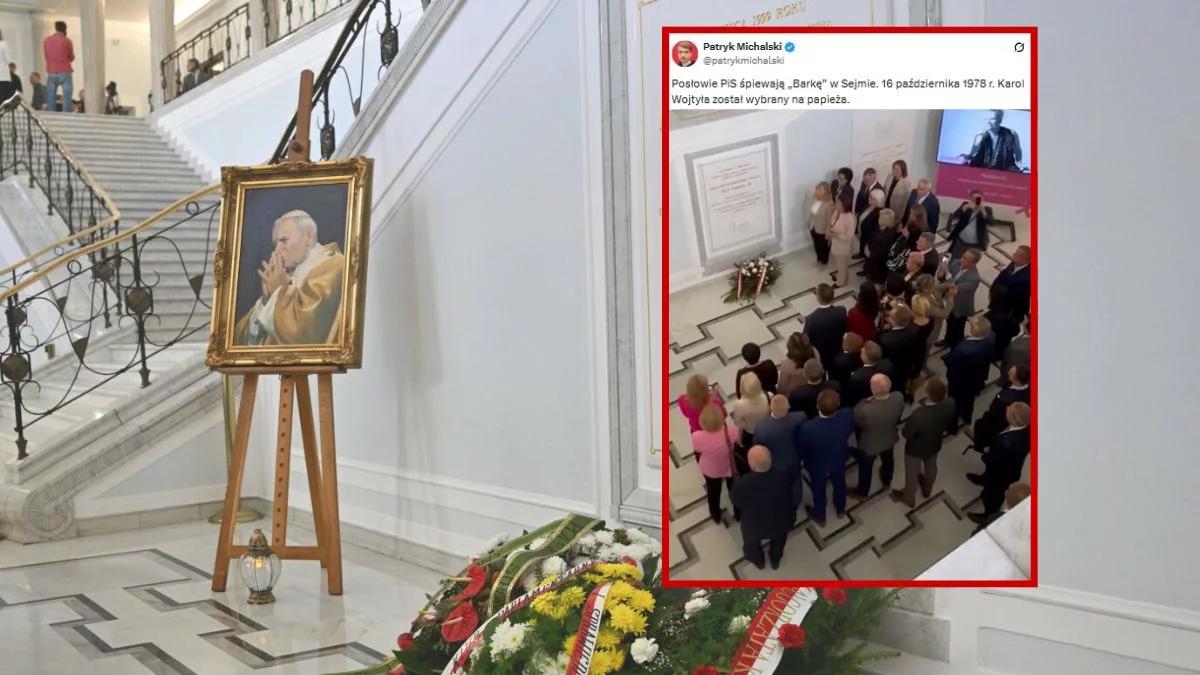 Posłowie PiS odśpiewali "Barkę". Nietypowa scena w Sejmie