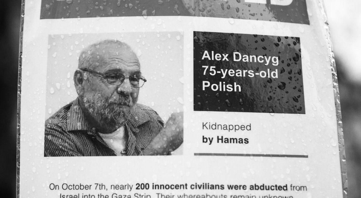 Doniesienia o śmierci uprowadzonego przez Hamas Alexa Dancyga. Mamy komentarz MSZ i oświadczenie rodziny