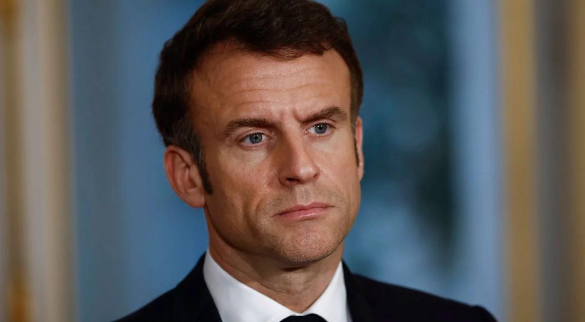 "Francja za ukaraniem każdej rosyjskiej zbrodni". Pałac Elizejski po rozmowie Macron-Zełenski