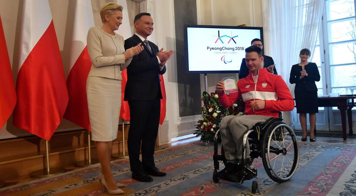Zimowe Igrzyska Paraolimpijskie PjongCzang 2018: Andrzej Duda przyjął sportowców w Belwederze