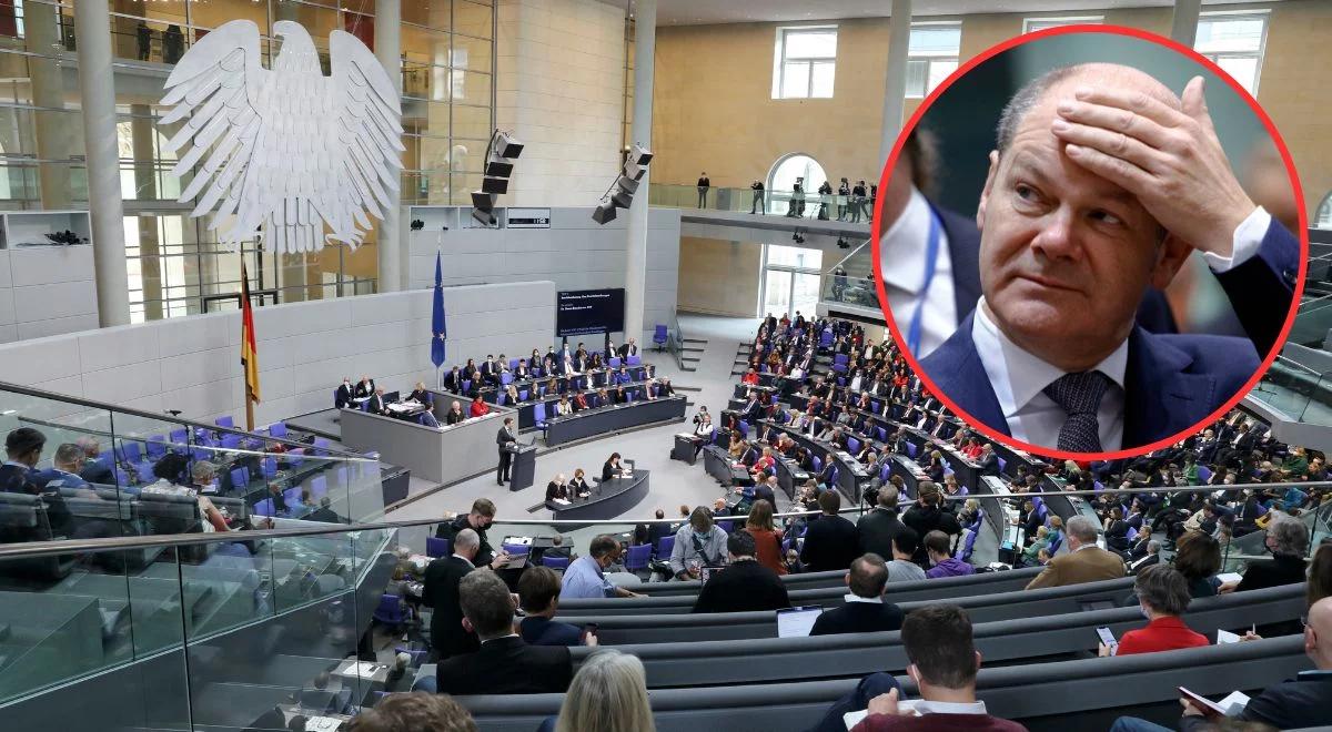 Olaf Scholz z najgorszymi notowaniami od początku kadencji. "Wyparcie, unika konfrontacji"