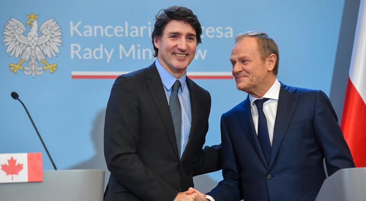 Donald Tusk spotkał się z premierem Kanady. "W kwestiach geopolitycznych mamy identyczne stanowiska"