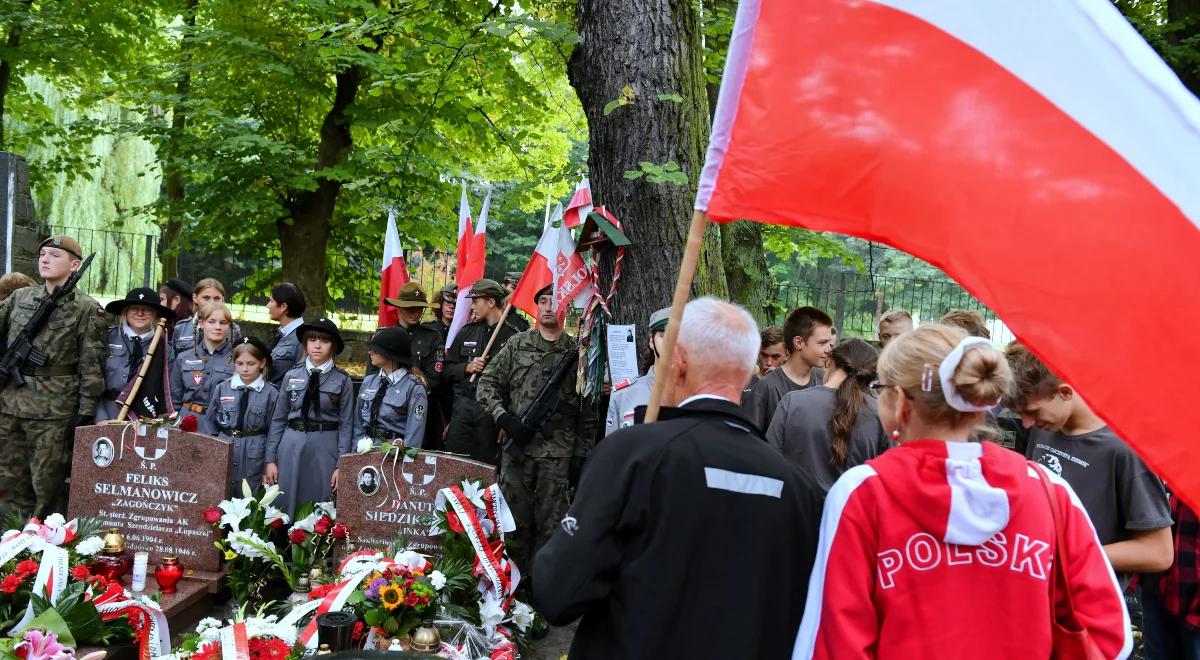 Zakłócone uroczystości na grobach "Inki" i "Zagończyka". Prof. Kucharczyk: smutny objaw braku sumienia narodowego