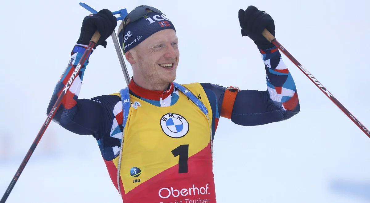 MŚ w biathlonie: Johannes Thingnes Boe dominuje w Oberhofie. Kolejne złoto Norwega 