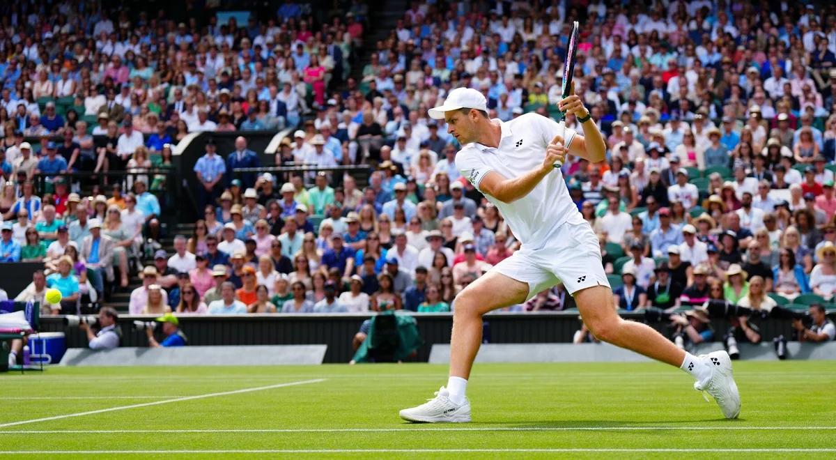 Wimbledon. Hubert Hurkacz coraz bliżej awansu w rankingu ATP. Rywale grają dla Polaka