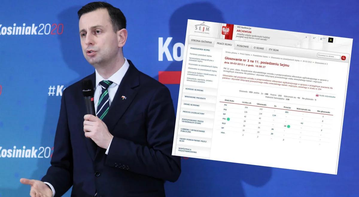 Kosiniak-Kamysz obiecuje "dzień referendalny". Kiedyś odrzucił wniosek blisko 1,5 mln Polaków