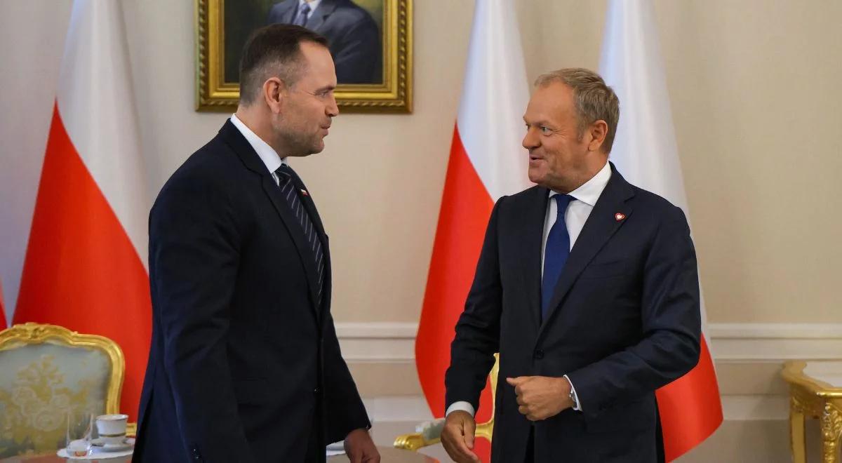 Wymiana zdań Tuska i Nawrockiego. "Już się pan przyzwyczaił?"