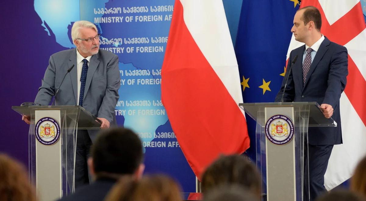 Polska popiera unijne aspiracje Gruzji. Szef MSZ w Tbilisi