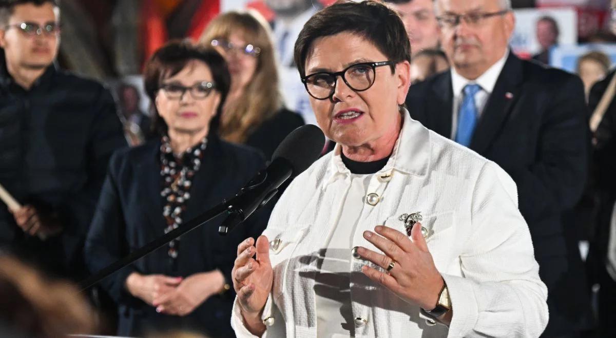 Wybory 2023. Beata Szydło: najważniejsze jest utworzenie rządu