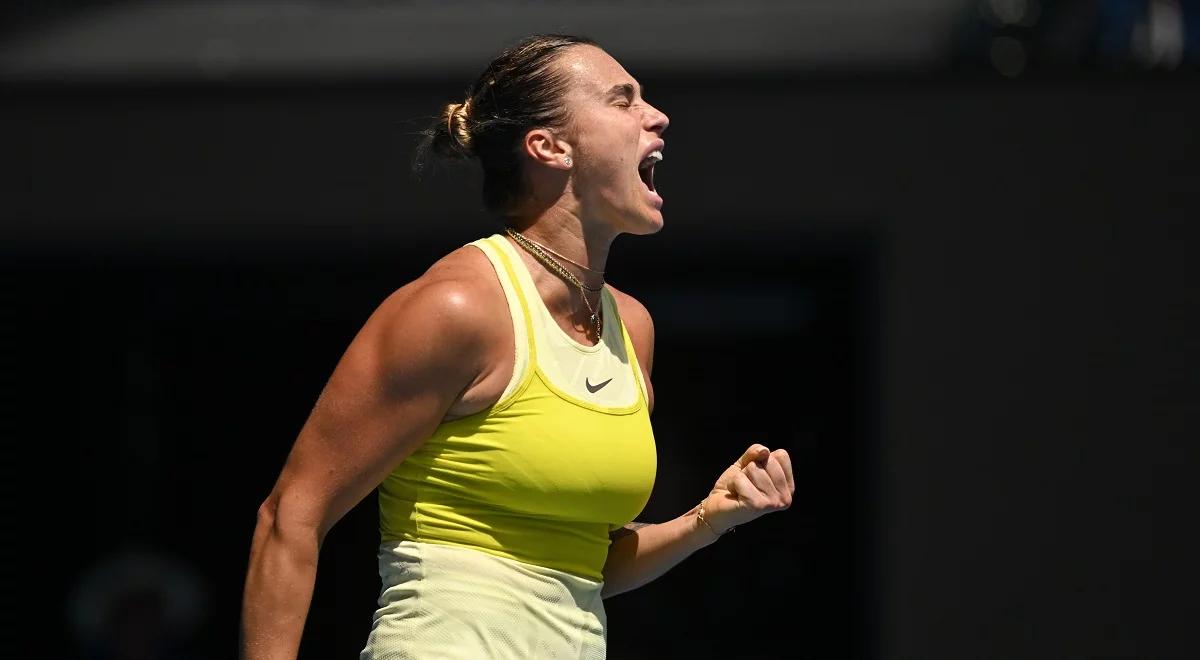 Aryna Sabalenka w ćwierćfinale Australian Open. Popis Białorusinki trwał 62 minuty