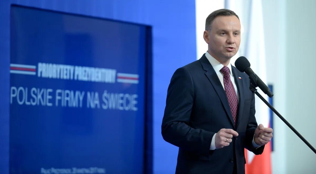  Prezydent do przedsiębiorców: chcę wspierać wasze interesy 