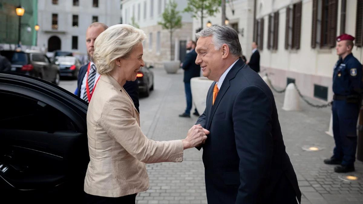 Ursula von der Leyen na Węgrzech. Szefowa KE mówi o postępie ws. uzgodnienia sankcji na Rosję