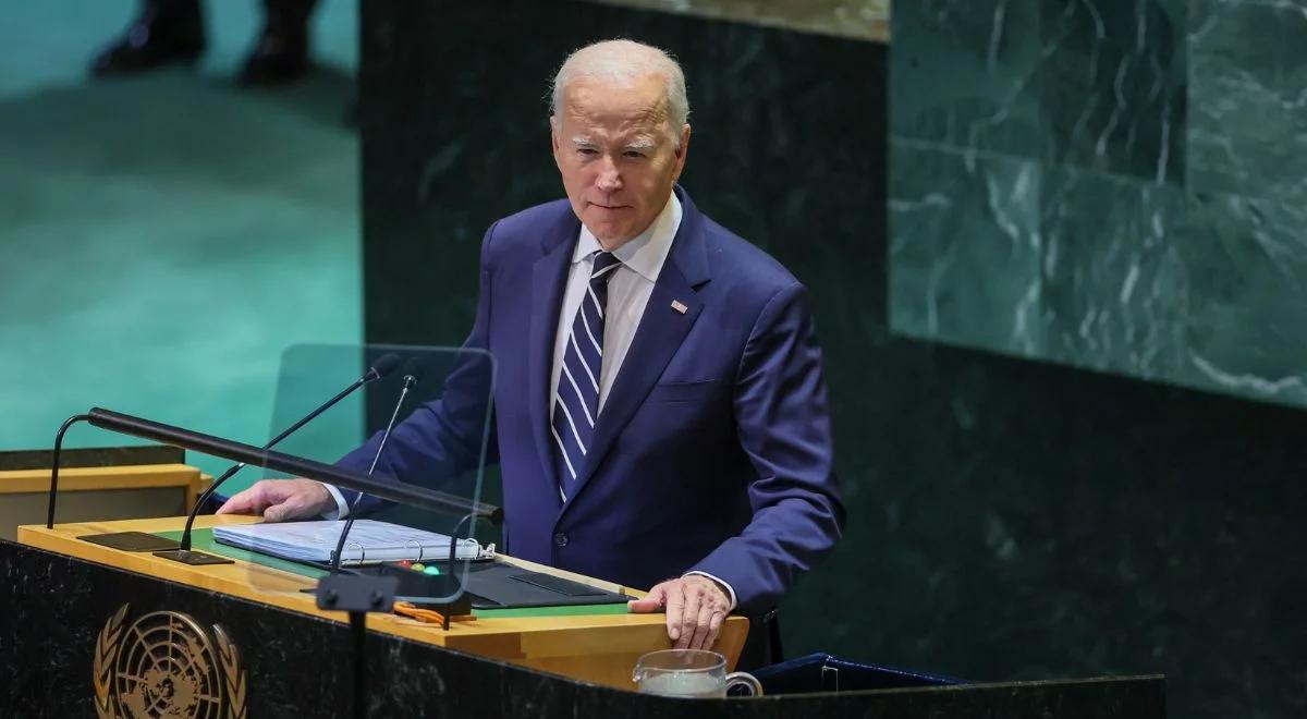 Biden zabrał głos. "Nie przestaniemy wspierać Ukrainy"