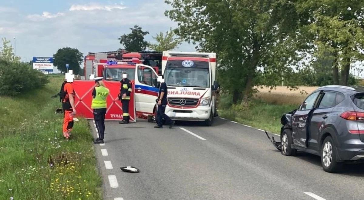 Śmiertelny wypadek z udziałem motocyklisty. Drugi na tej samej drodze w ciągu dwóch dni