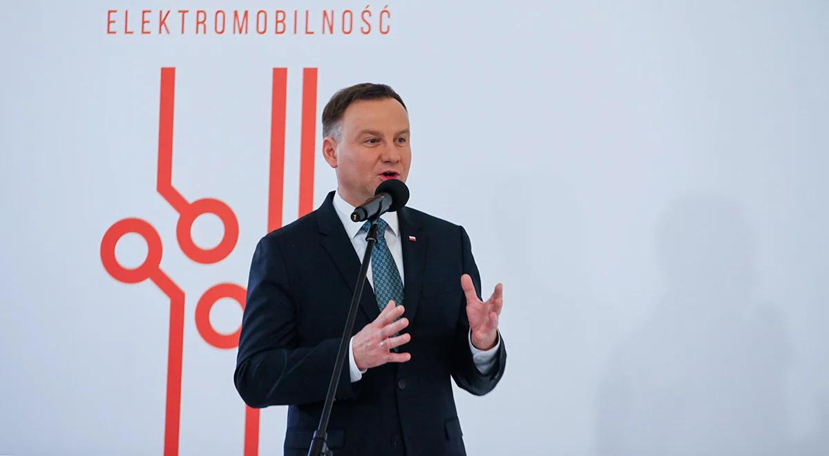 Elektromobilność pomoże w walce ze smogiem i w rozwoju gospodarki. Prezydent: to nasz kierunek