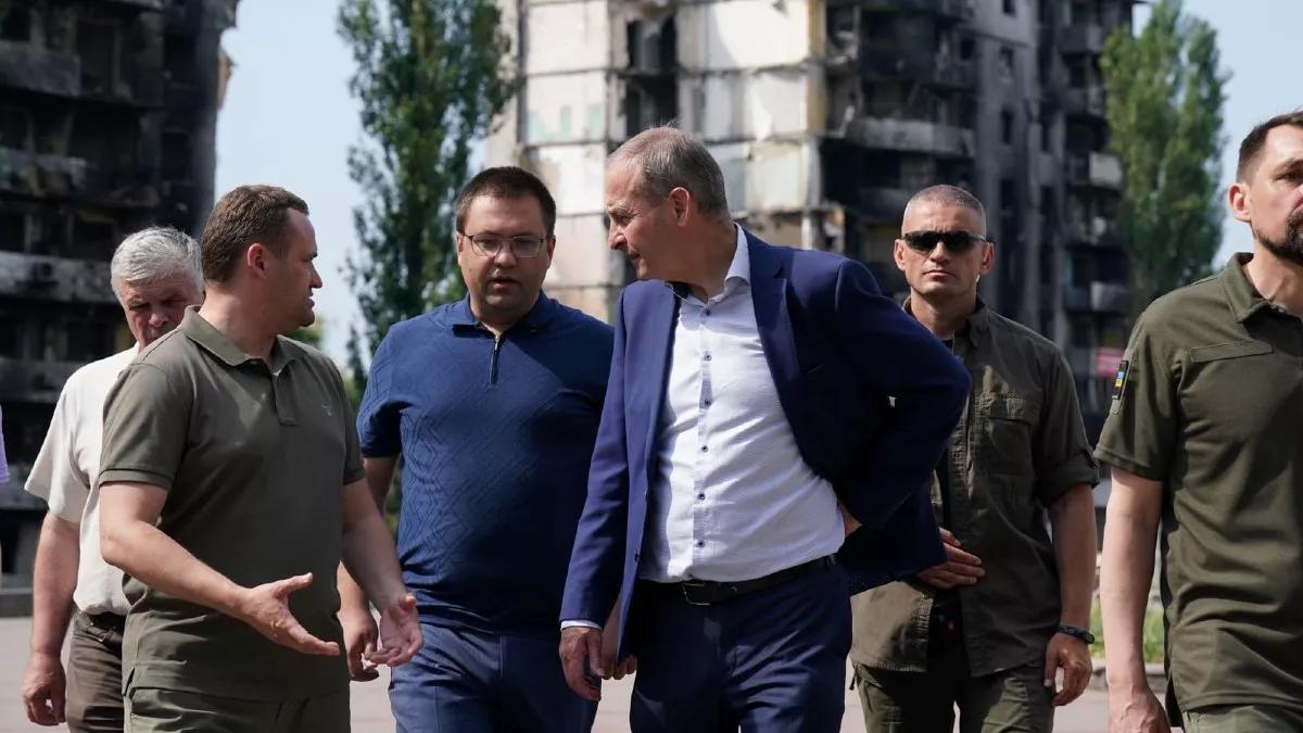 Premier Irlandii z wizytą na Ukrainie. "Niemoralna i niesprowokowana rosyjska wojna terroru"