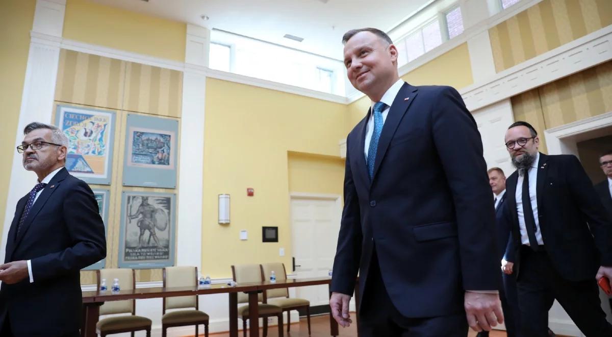 Prezydent do Polonii: prosimy o wsparcie w ważnych sprawach, byśmy mogli pogłębiać współpracę z USA
