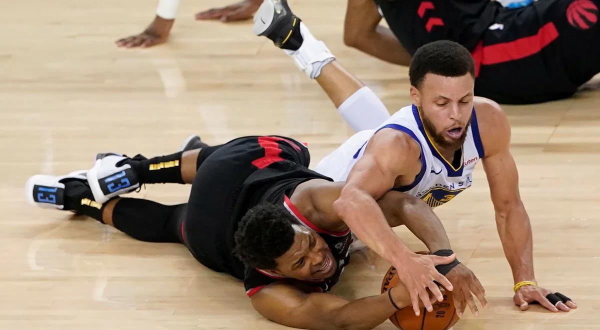 NBA: Toronto Raptors objęli prowadzenie w finałowej serii. Skuteczność Stephena Curry'ego nie pomogła obrońcom tytułu 