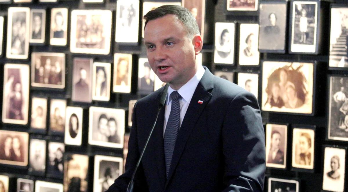 Andrzej Duda: Auschwitz zawsze będzie ostrzeżeniem dla całego świata