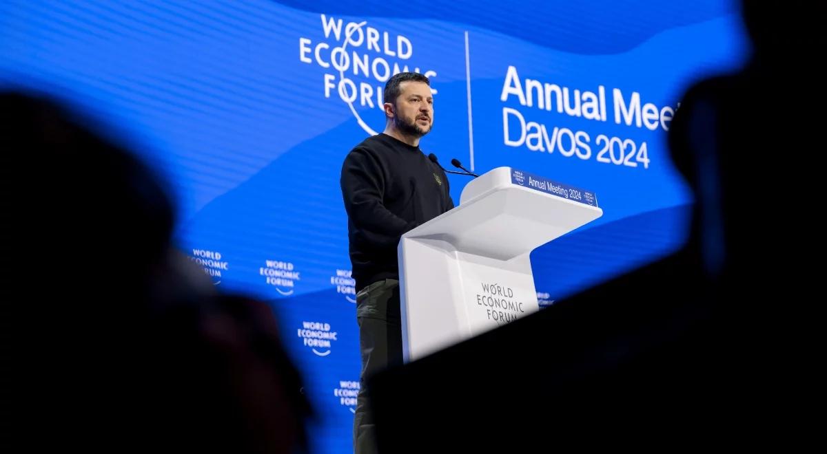 Prezydent Ukrainy na Forum Ekonomicznym w Davos: Putin ukradł światu pokój i narzucił ból