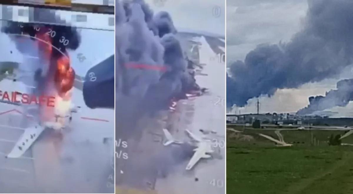 Roje dronów z ciężarówek. Rozbijają w pył bombowce Rosji