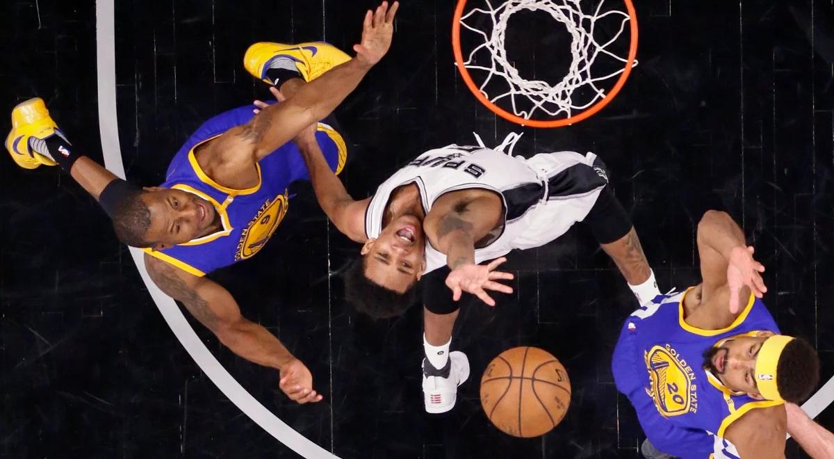 NBA: Warriors w dalszym ciągu niepokonani. Spurs przegrywają już 0:3