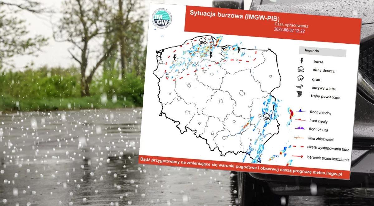 Pogoda: IMGW ostrzega przed burzami z gradem. Sprawdź, gdzie może być niebezpiecznie