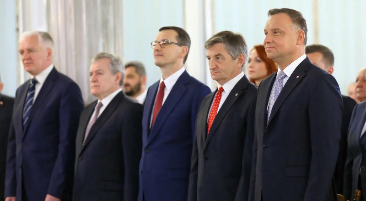 Uroczyste posiedzenie Senatu z udziałem prezydenta i premiera