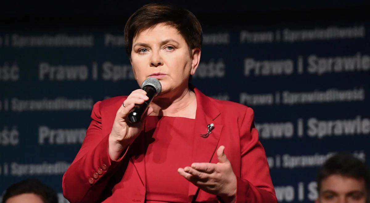 Beata Szydło: nie zgodzimy się, by ktoś kosztem Polski załatwiał własne interesy