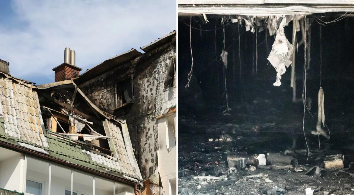 Pożar w Ząbkach. 10 minut na zabranie rzeczy? Policja dementuje