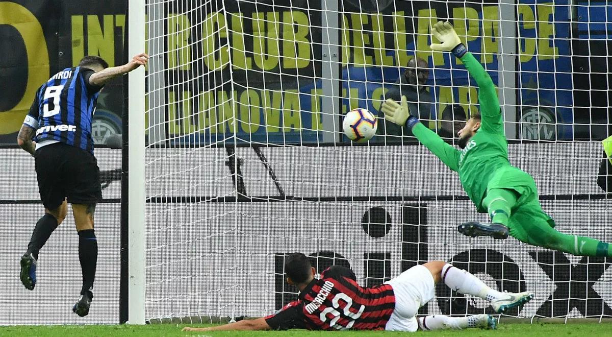 Serie A: Inter lepszy w 222. derbach Mediolanu. Mauro Icardi nie zawiódł [WIDEO]