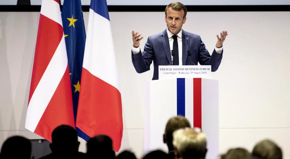 Prezydent Francji Emmanuel Macron wzywa do reformy UE