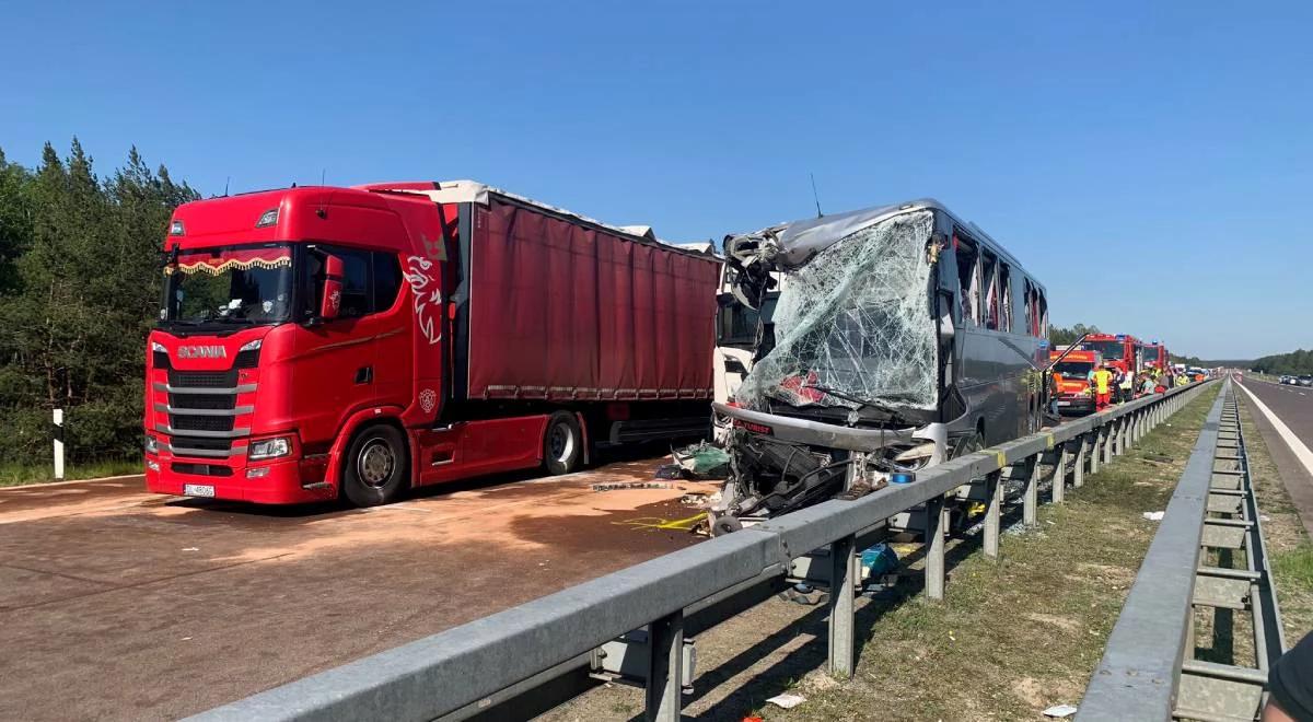 "Polacy są dobrze zaopiekowani. Wszystko wskazuje, że nikt nie zginął". Gmyz o wypadku polskiego autokaru w Niemczech