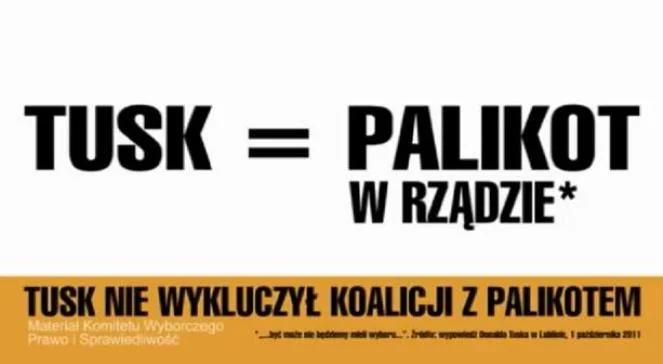 Nowy spot PiS: Palikot może rządzić Polską