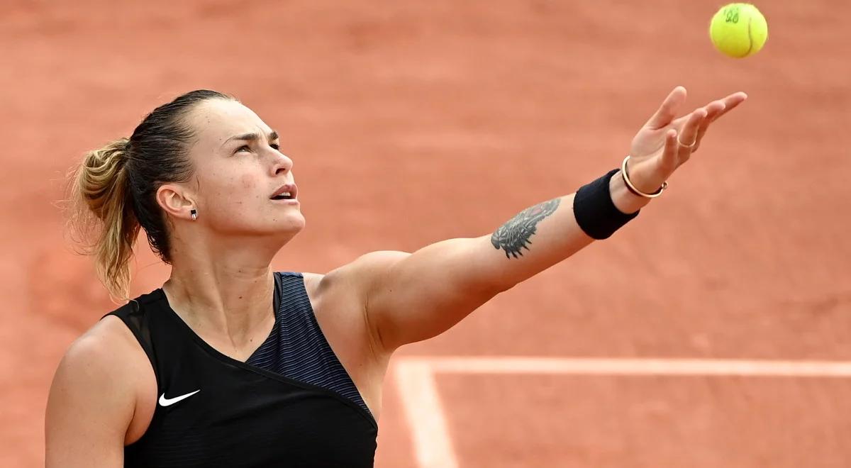 Roland Garros: kolejna faworytka poza turniejem. Aryna Sabalenka odpadła z French Open 