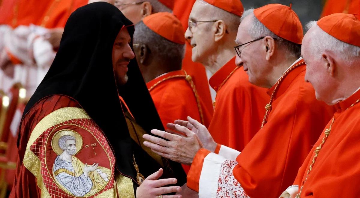 Mykoła Byczok, najmłodszy kardynał na konklawe. "Nominował" go papież Franciszek