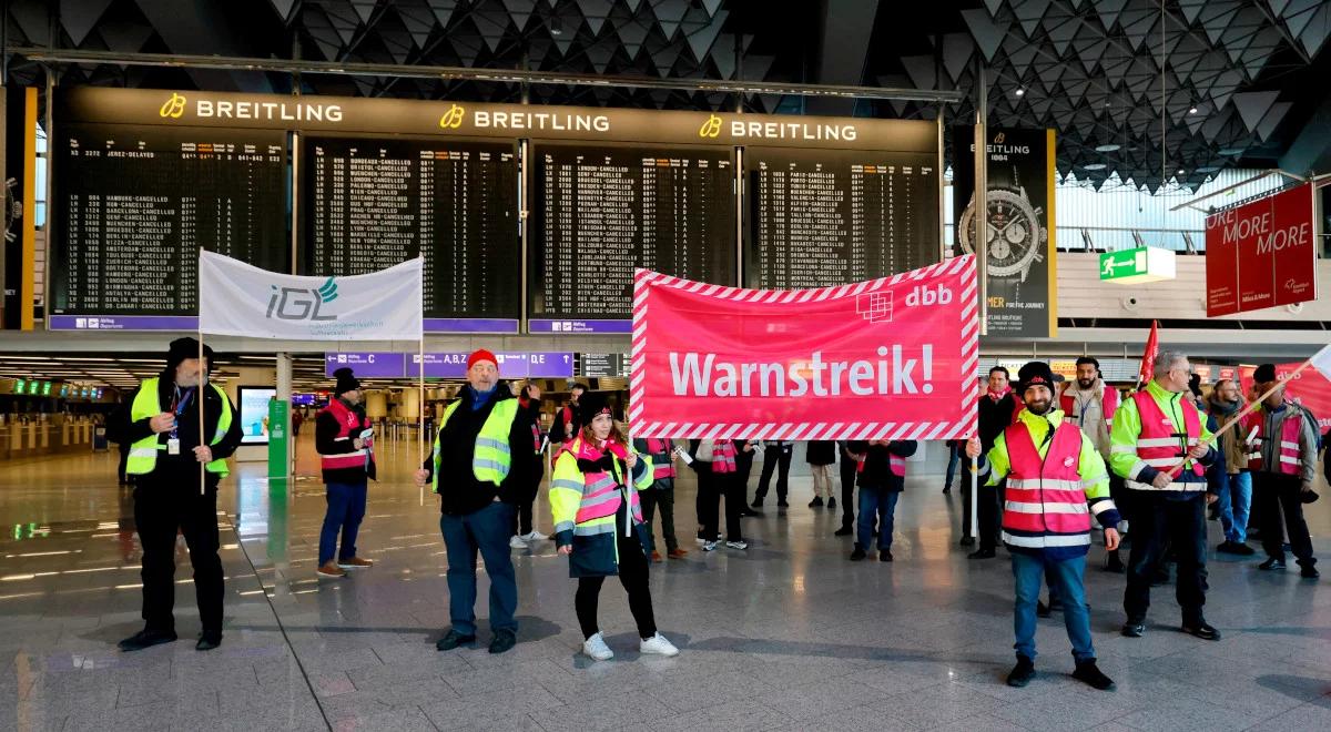 Strajki na lotniskach w Niemczech. LOT odwołuje rejsy z Polski