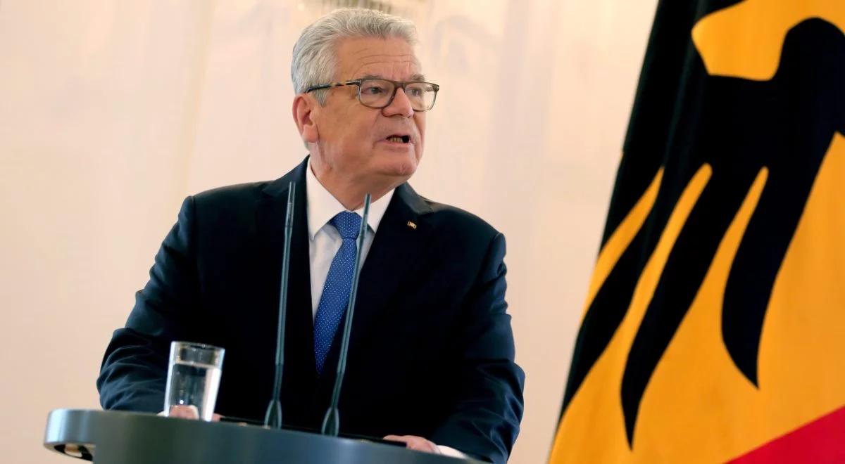 Prezydent Niemiec Joachim Gauck nie będzie ubiegał się o reelekcję