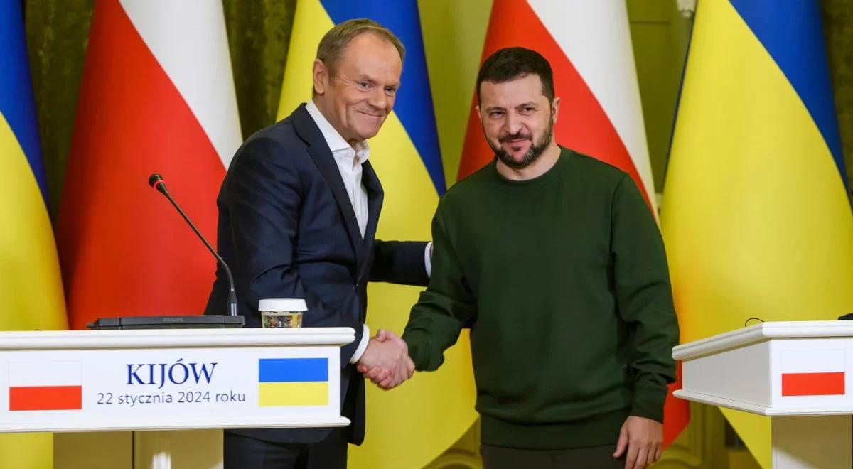 Premier Tusk z wizytą w Kijowie. Rozmowy o "wspólnych zakupach broni"