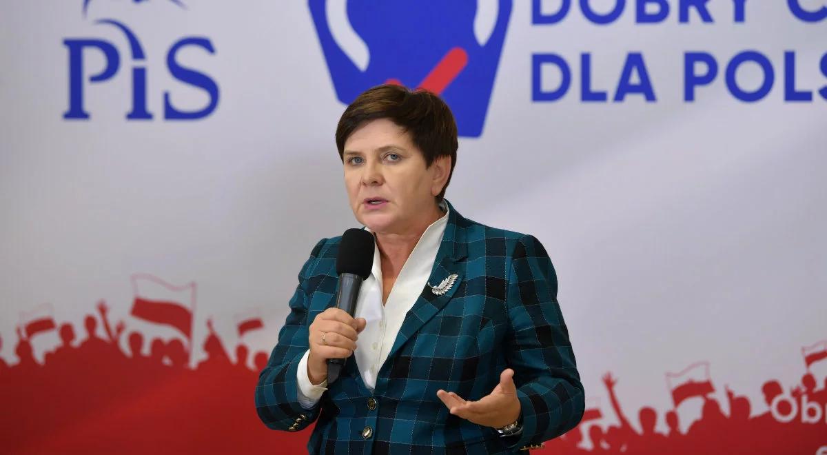 "Redukcje będą, ale na nich tracą przecież wszyscy". Beata Szydło o rekonstrukcji rządu