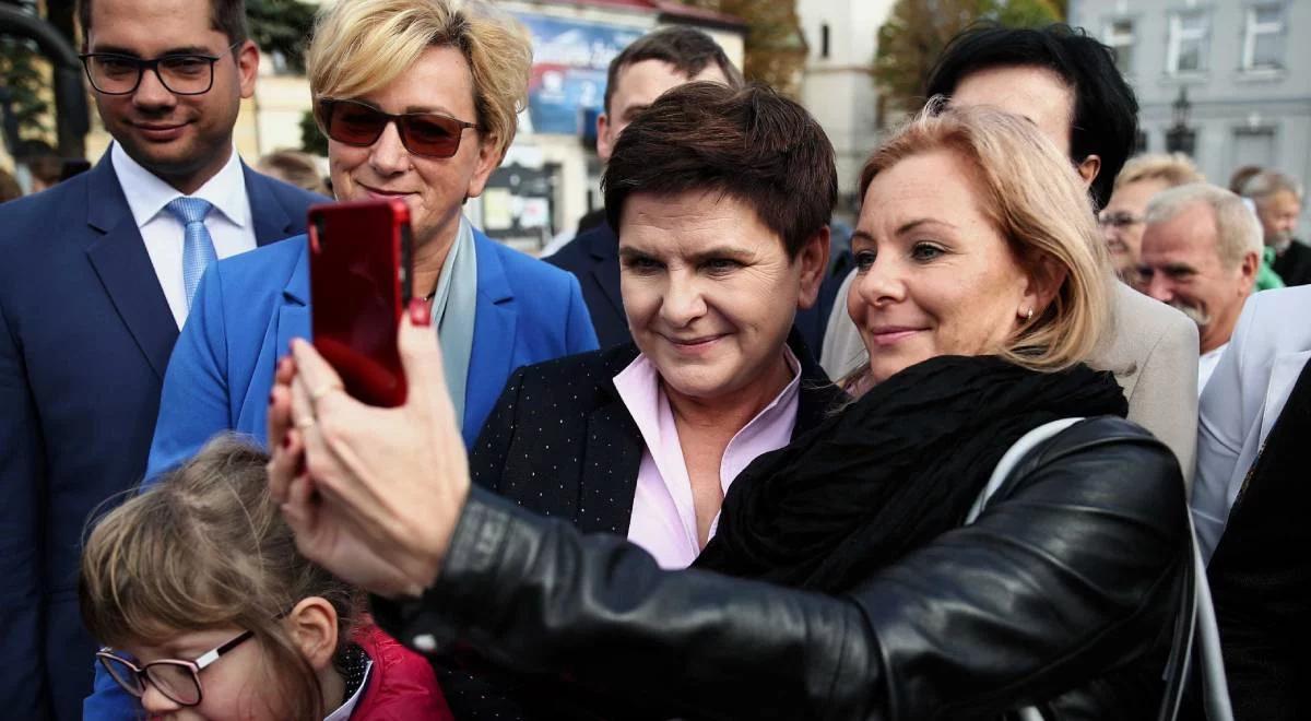 Beata Szydło: głosujmy na PiS, aby trwał dobry czas dla Polski