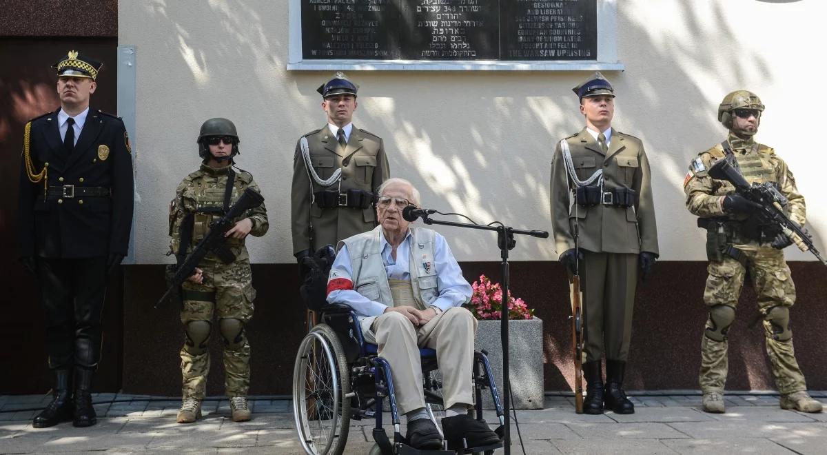 Uroczystości w rocznicę wyzwolenia "Gęsiówki" przez powstańców warszawskich