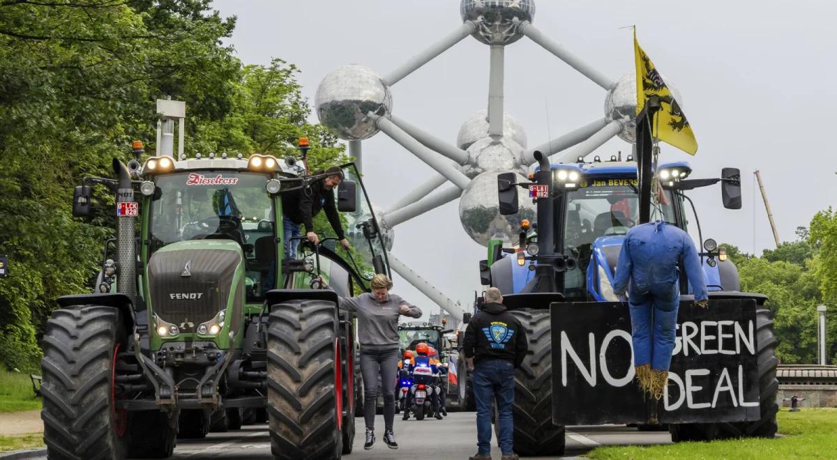 Wybory do PE. Rolnicy z całej Europy na ulicach Brukseli