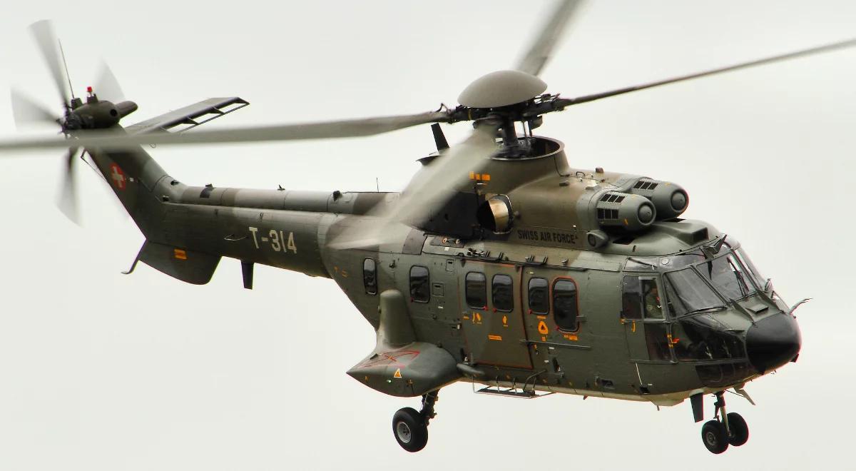 Katastrofa helikoptera wojskowego w Szwajcarii. Dwóch pilotów nie żyje