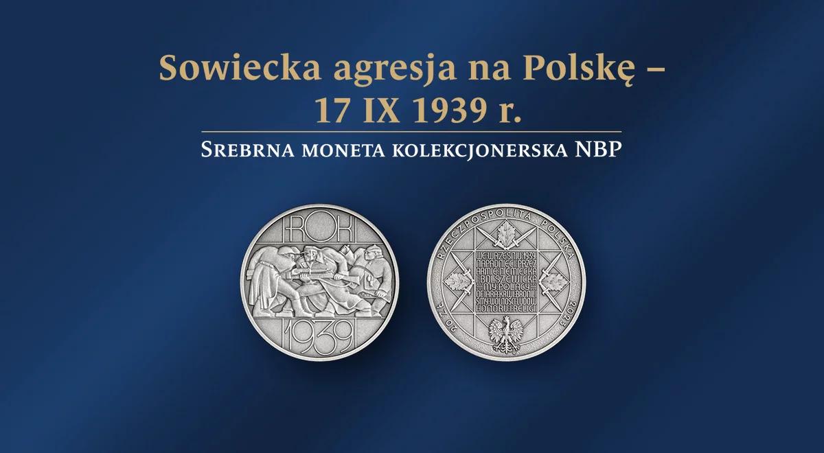 „Sowiecka agresja na Polskę – 17 IX 1939 r.” tematem nowej srebrnej monety kolekcjonerskiej NBP