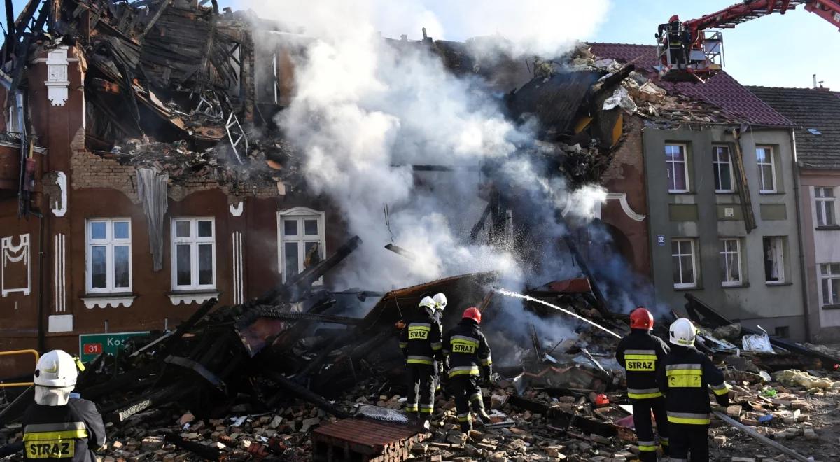 Wybuch gazu w Mieszkowicach. Zawaliła się ściana kamienicy, są ranni