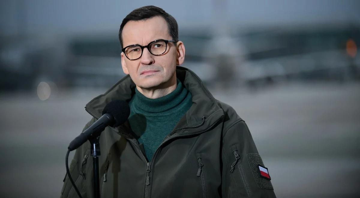 Premier Morawiecki: nasze zabiegi przyczyniły się do przekazania Ukrainie ciężkiego sprzętu