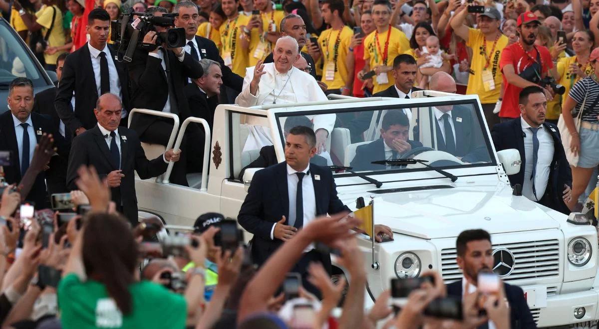 Światowe Dni Młodzieży. Franciszek przyjechał na Kampus Łaski na czuwanie z młodymi