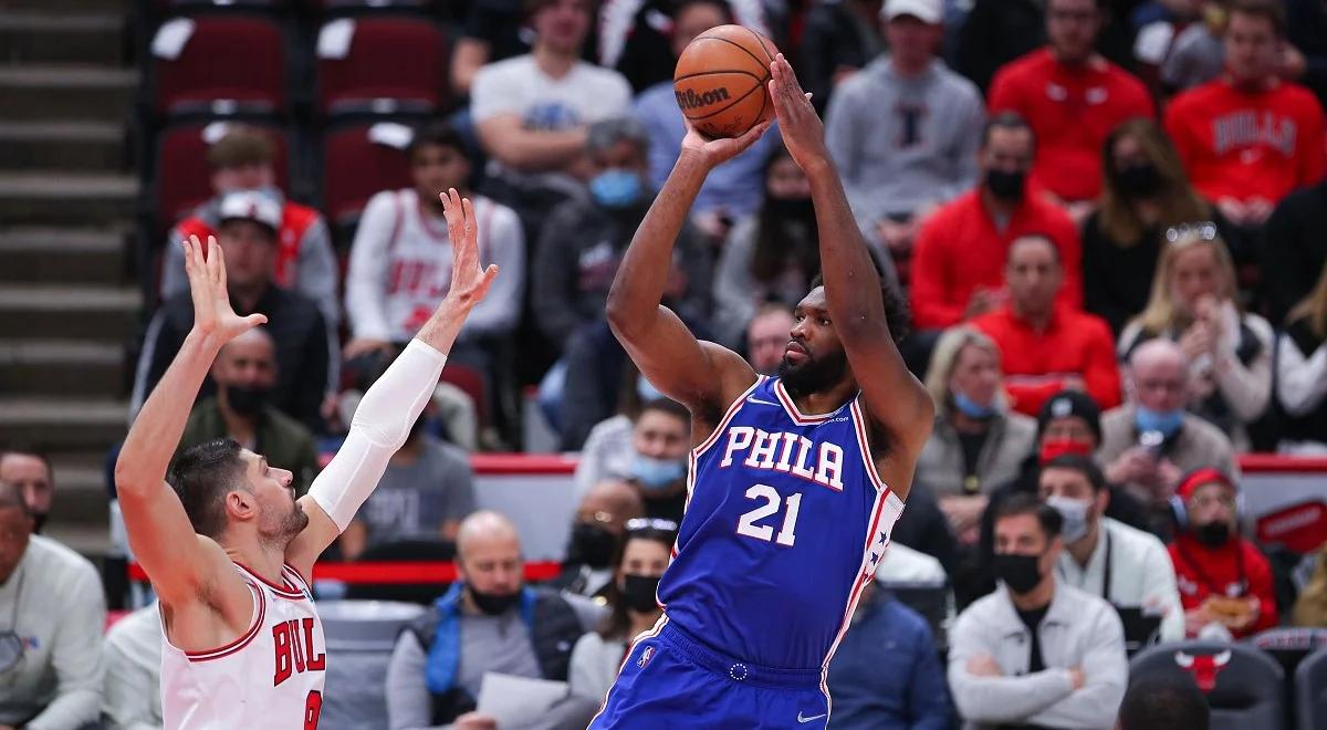 NBA: Joel Embiid poprowadził Sixers do zwycięstwa w meczu z Chicago Bulls