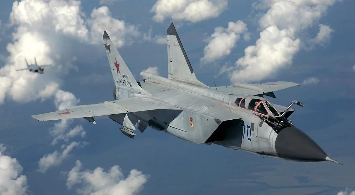 Katastrofa rosyjskiego myśliwca MiG-31. Załoga przeżyła wypadek